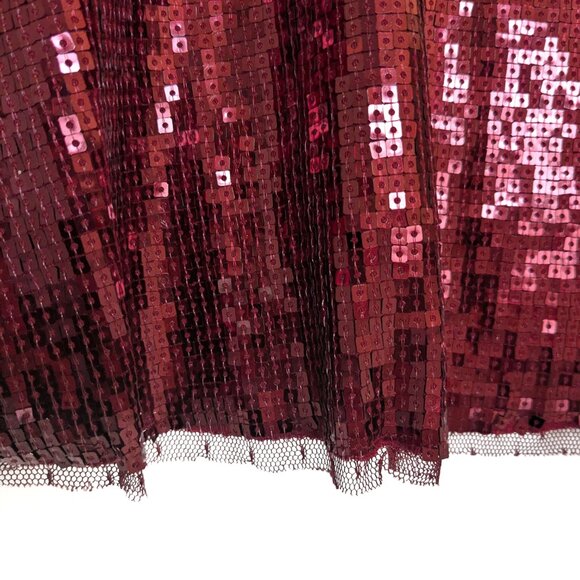 Free People - Intimately FP maroon lace-trim sequin cami - Picture 6 of 7